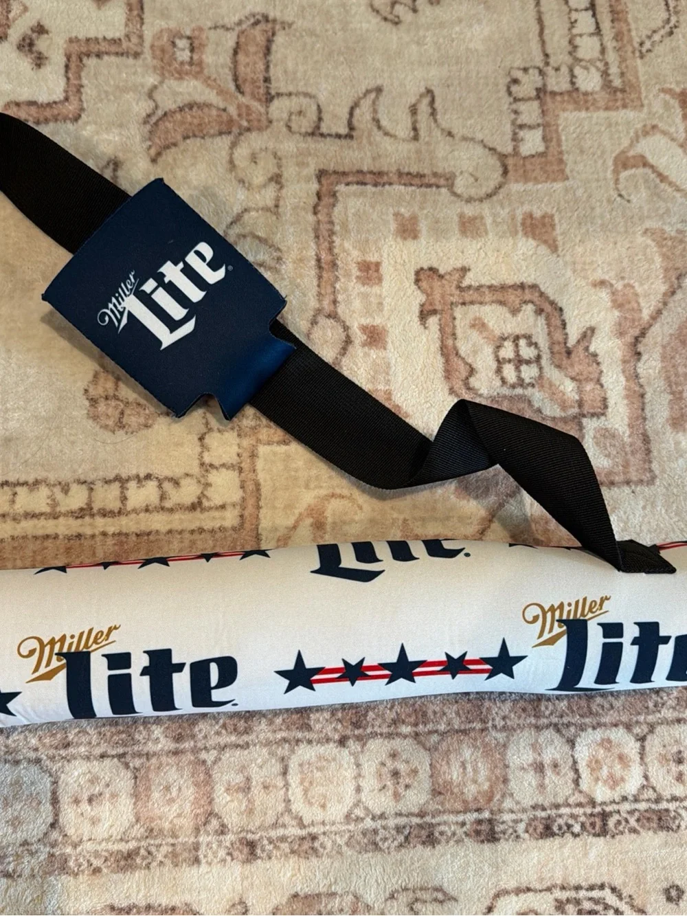 Miller Lite Branded White Neck Cooler Strap - Picture 5 of 10